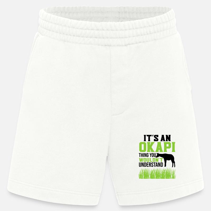 Ist ein Okapi - Heavyweight Shorts - made by SPREAD  - OFF WHITE