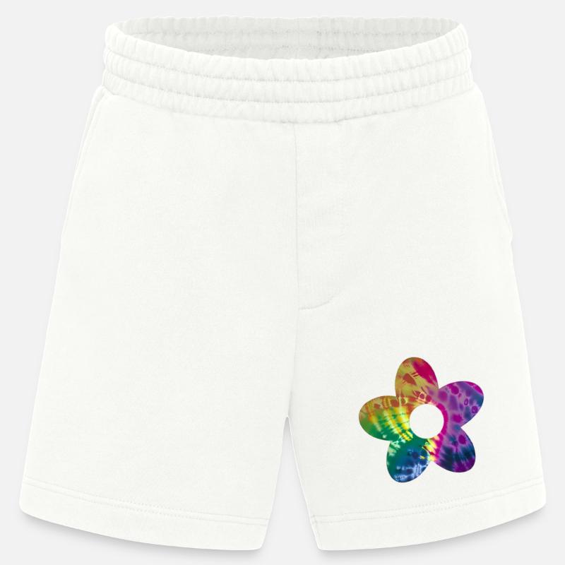 Batik Blume - Heavyweight Shorts - made by SPREAD - OFF WHITE