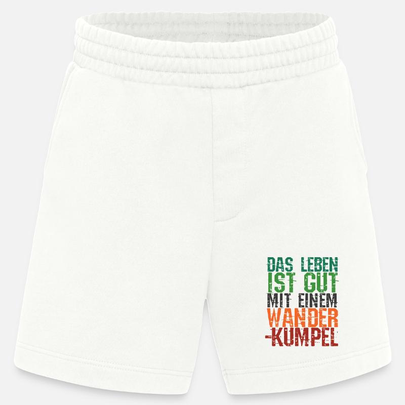 Wanderwege Wanderer Statement Klettern Wandern - Heavyweight Shorts - made by SPREAD  - OFF WHITE