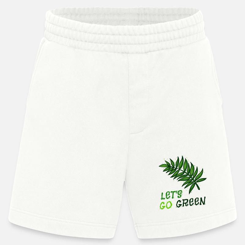 Environment Environmentalist Statement Eco-friendly - Heavyweight Shorts - made by SPREAD  - OFF WHITE