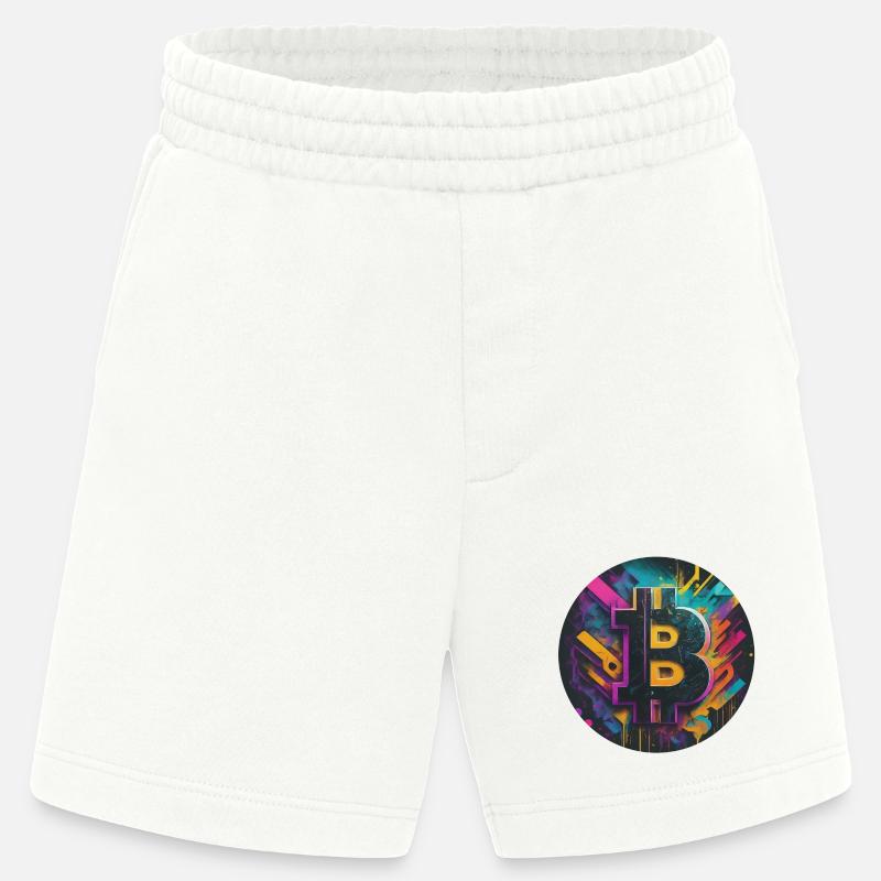 Bitcoin-Explosion der Farben - Heavyweight Shorts - made by SPREAD  - OFF WHITE