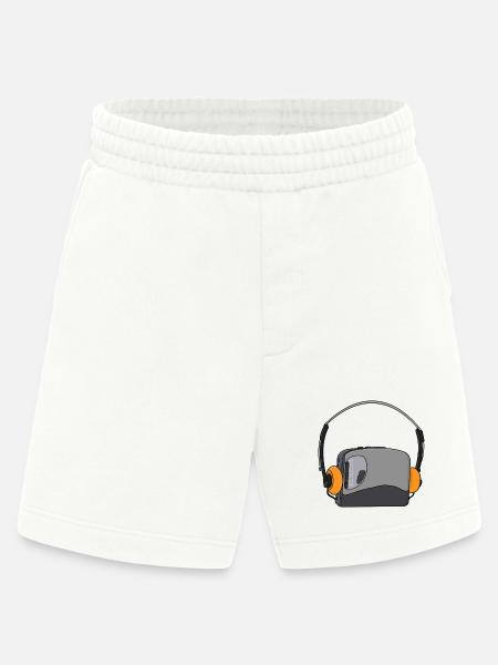 Cool Portable Cassette Audio Player - Heavyweight Shorts - made by SPREAD  - OFF WHITE