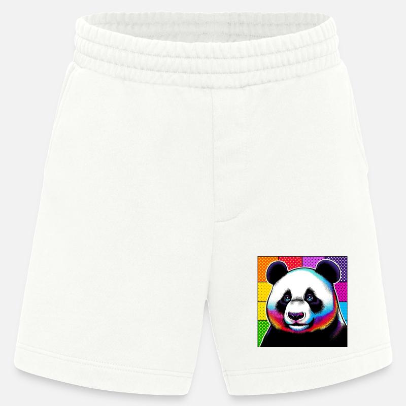 panda - Short bio épais fabriqué en UE - OFF WHITE