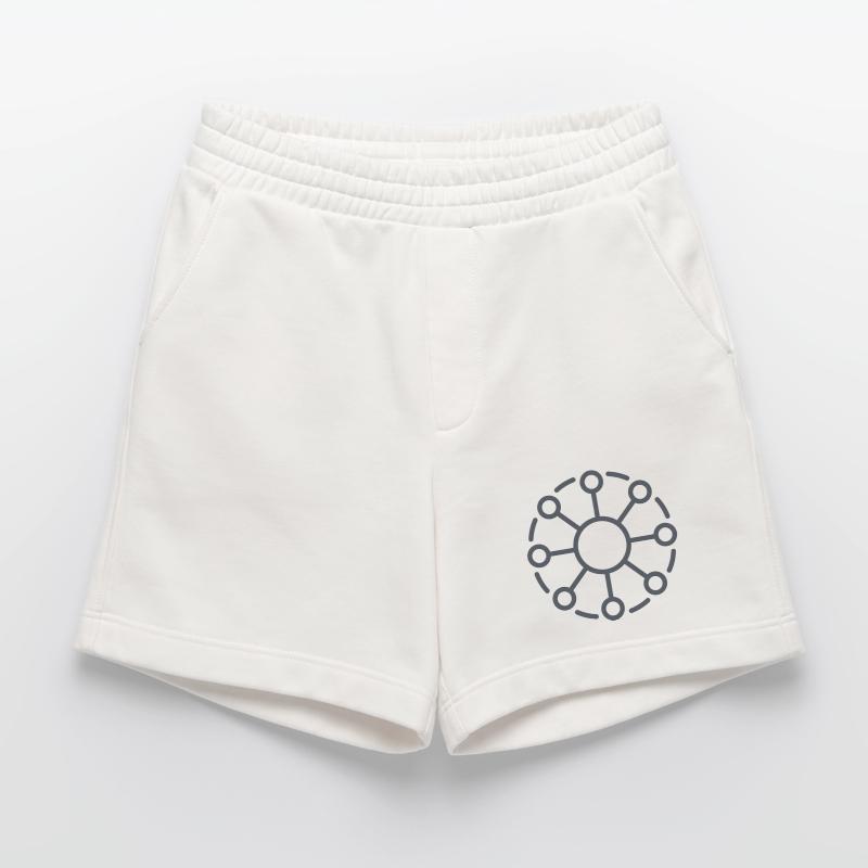 Central Network Core Pattern Heavyweight Shorts - made by SPREAD 