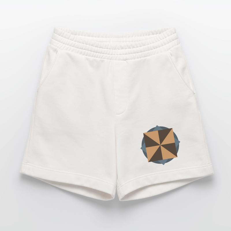PYRAMID CORE GEOMETRY | Basic Shapes Artwork Heavyweight Shorts - made by SPREAD 