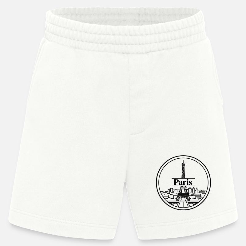 Paris - Short bio épais fabriqué en UE - OFF WHITE