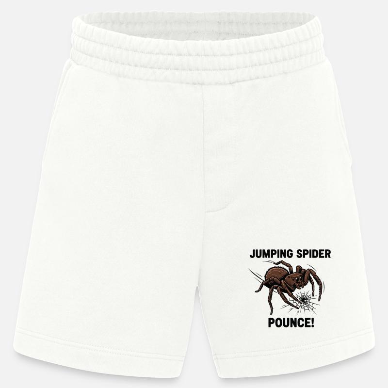 Araignée Sauteuse Springende Spinne - Heavyweight Shorts - made by SPREAD - OFF WHITE