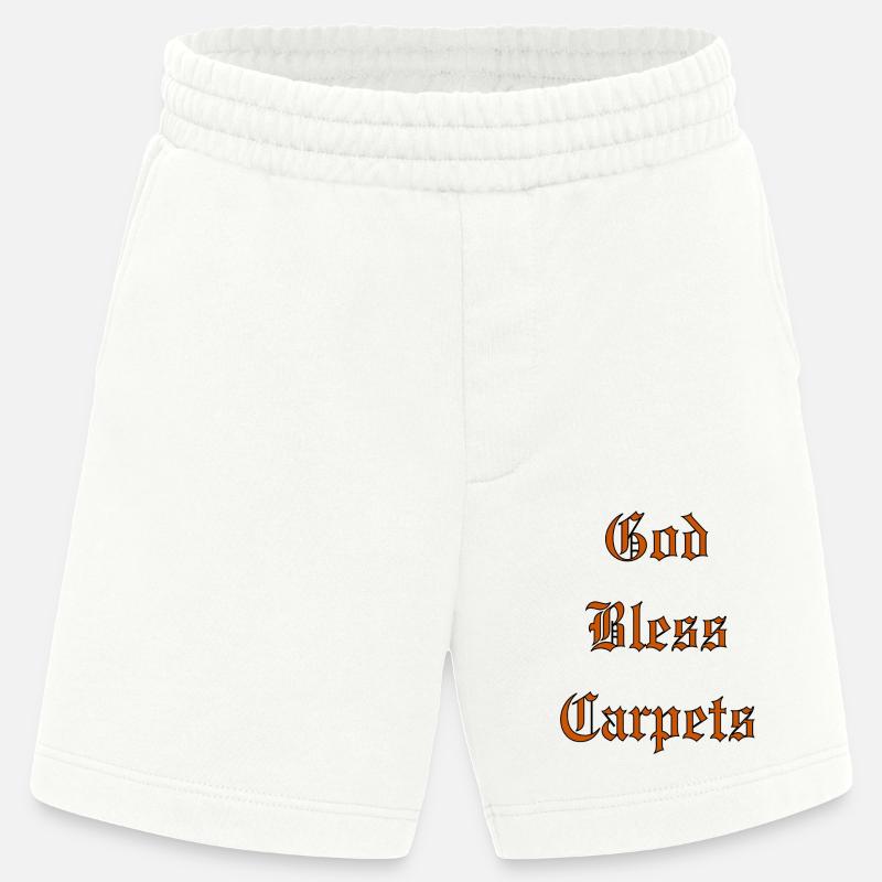 GodBlessCarpets - Short bio épais fabriqué en UE - OFF WHITE