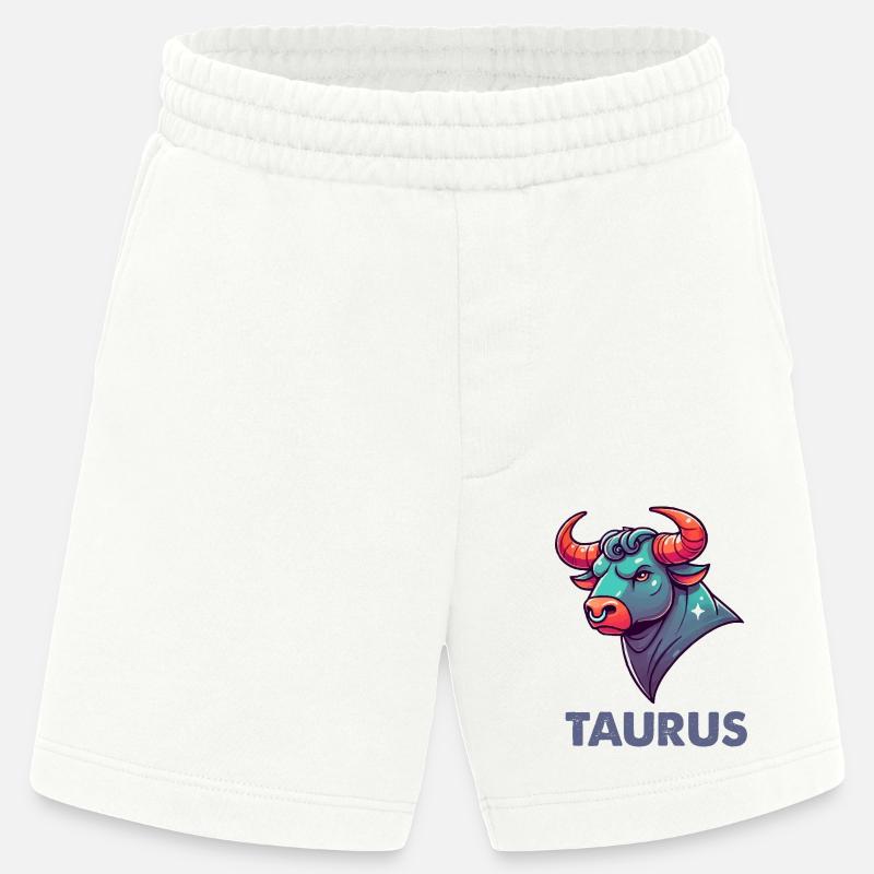 stier cartoon - Heavyweight Shorts - made by SPREAD  - OFF WHITE