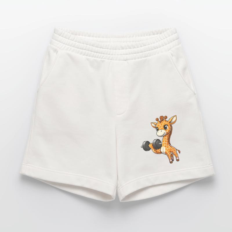 Giraffe Bench Press Workout Heavyweight Shorts - made by SPREAD 