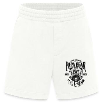 Papa Bear - Heavyweight Shorts - made by SPREAD  - OFF WHITE - Vorne