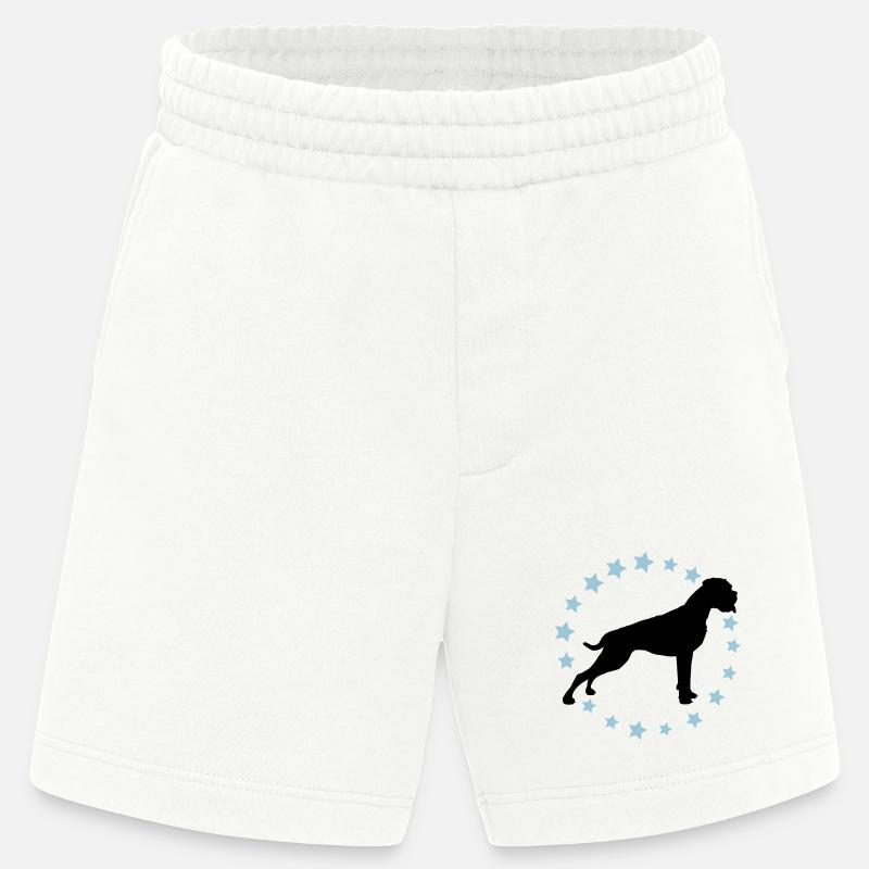 Boxer Sternenkreis 2 farb - Heavyweight Shorts - made by SPREAD  - OFF WHITE