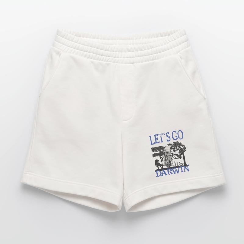 Charles Darwin Evolution textile gift idea Heavyweight Shorts - made by SPREAD 
