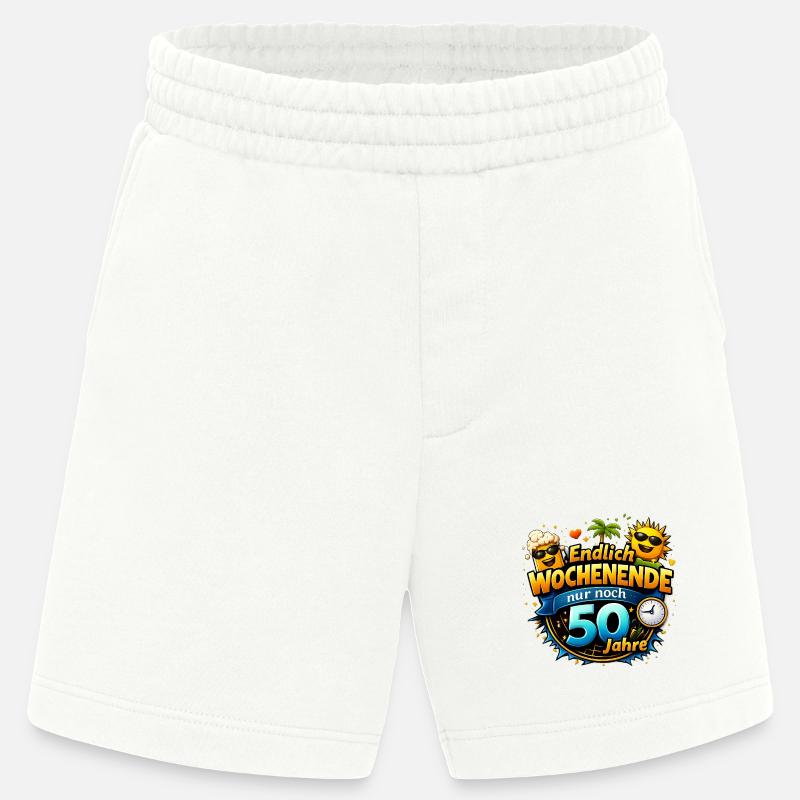 Finally weekend only 50 years left - Heavyweight Shorts - made by SPREAD  - OFF WHITE