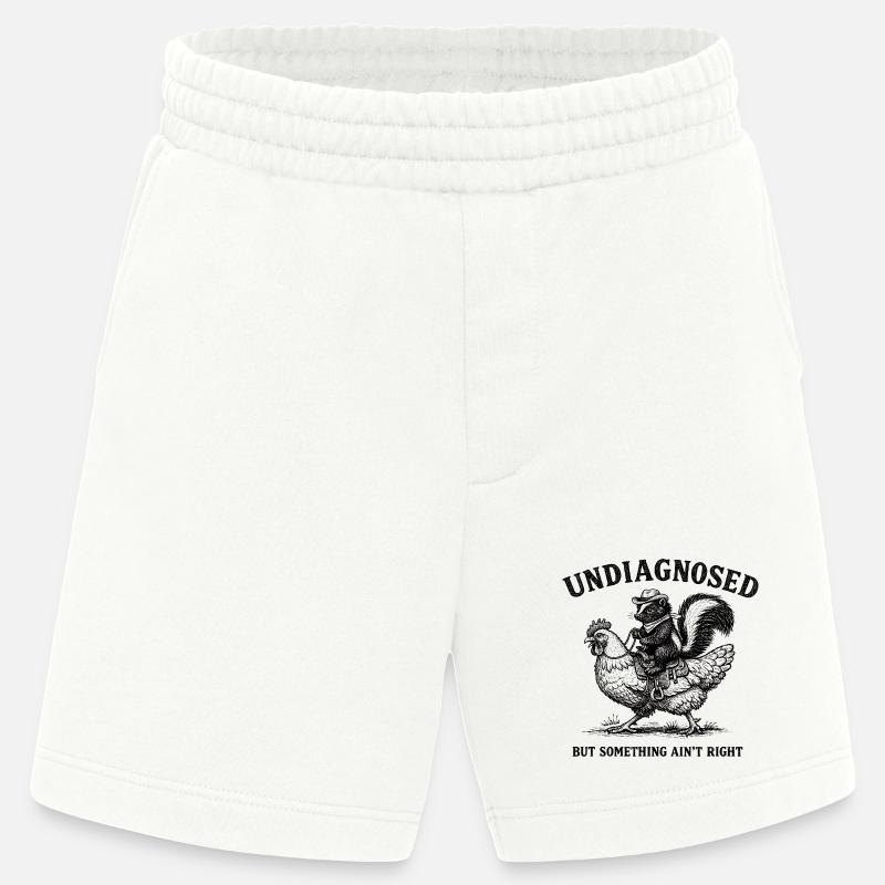 Not diagnosed, but something is wrong - Heavyweight Shorts - made by SPREAD - OFF WHITE