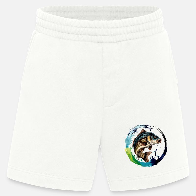 Springender Karpf - Heavyweight Shorts - made by SPREAD - OFF WHITE