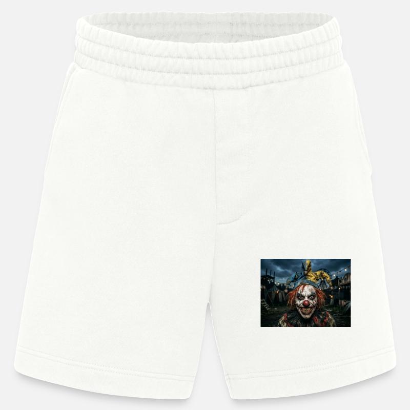 Fou de clown - Short bio épais fabriqué en UE - OFF WHITE