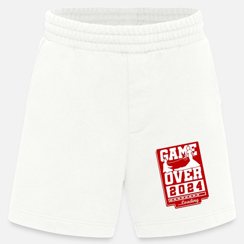 Wedding Loading 2024 Game Over - Short bio épais fabriqué en UE - OFF WHITE