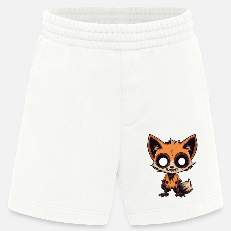 Fuchs Halloween Comic Lustig - Heavyweight Shorts - made by SPREAD  - OFF WHITE