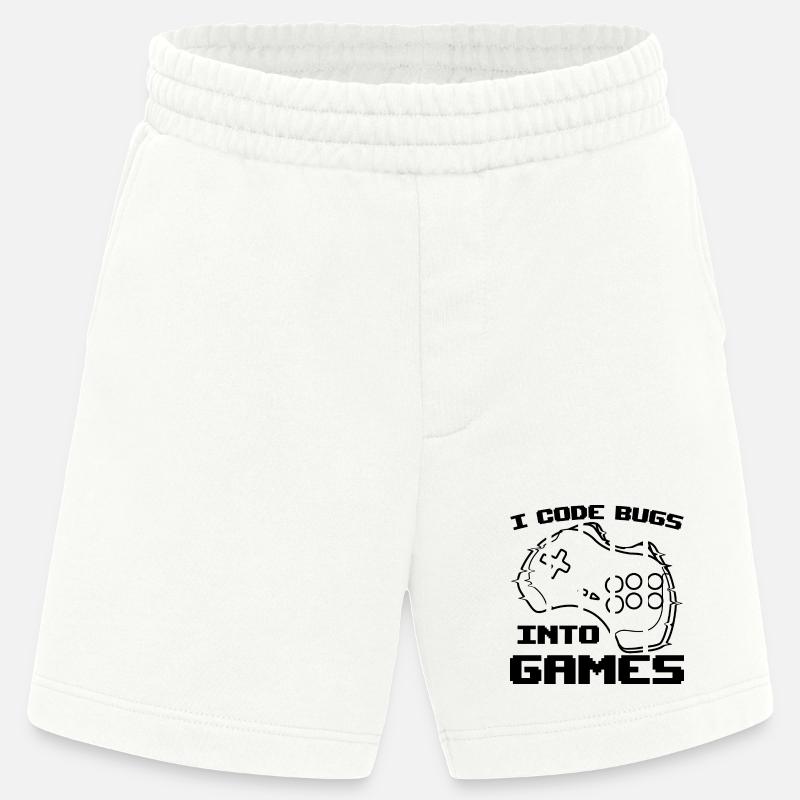 Video Game Programmer - Heavyweight Shorts - made by SPREAD  - OFF WHITE
