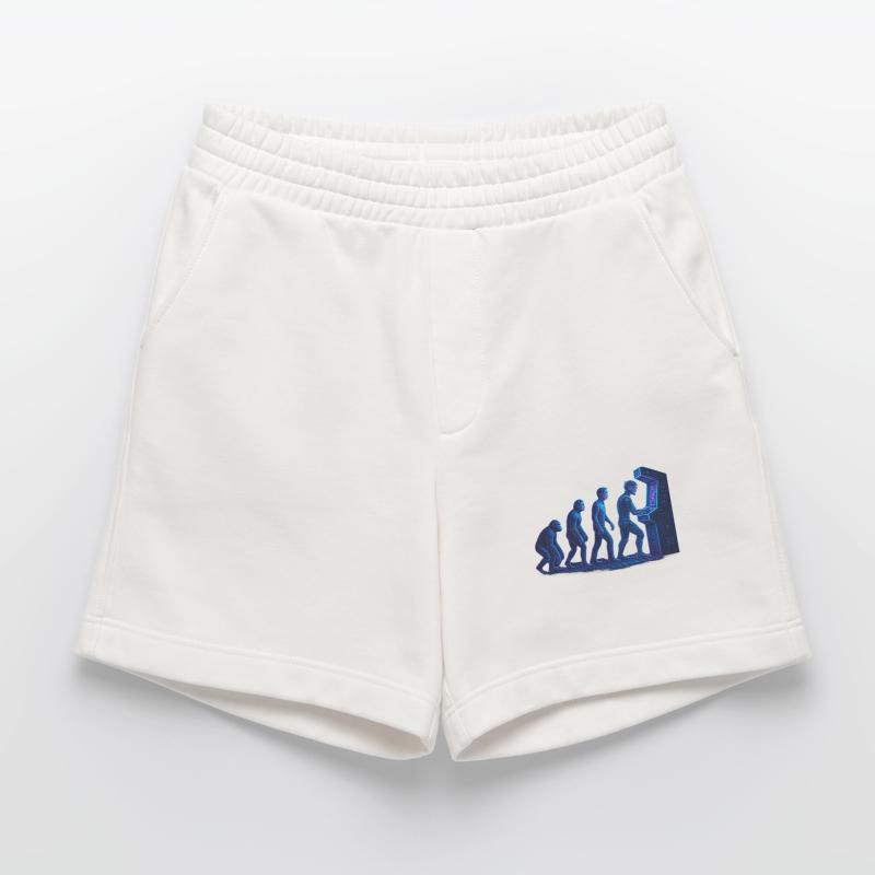 Arcade Human Evolution Heavyweight Shorts - made by SPREAD 