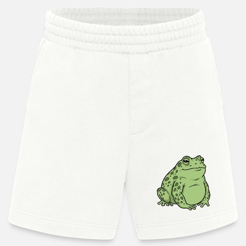Fat toad - Heavyweight Shorts - made by SPREAD  - OFF WHITE