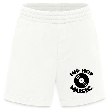Hip Hop Music - Heavyweight Shorts - made by SPREAD  - OFF WHITE - Vorne