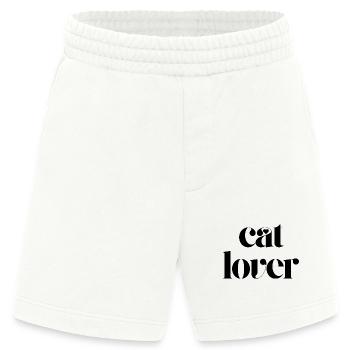 Amoureux des chats - Short bio épais fabriqué en UE - OFF WHITE - Devant