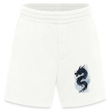 Drache China Mythologie Geschenk - Heavyweight Shorts - made by SPREAD  - OFF WHITE - Vorne