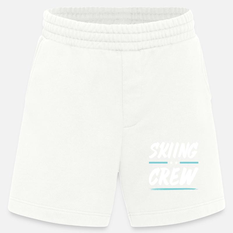 Skiing Crew - Heavyweight Shorts - made by SPREAD  - OFF WHITE