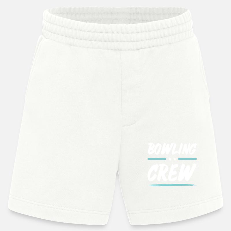 Équipe de bowling - Short bio épais fabriqué en UE - OFF WHITE