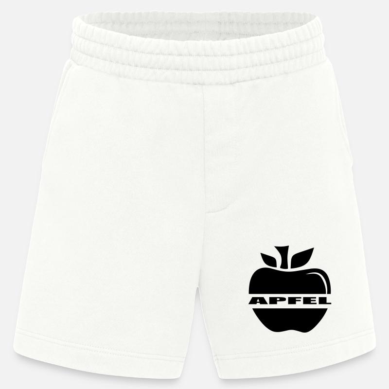 Apfel einfach ein Apfel - Heavyweight Shorts - made by SPREAD  - OFF WHITE