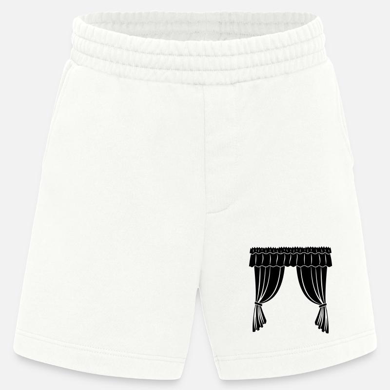 Vorhänge Theater oder Geschäft - Heavyweight Shorts - made by SPREAD  - OFF WHITE