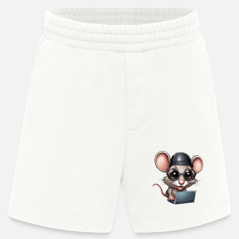 Computer, Informatikfreak, Informatiker - Heavyweight Shorts - made by SPREAD  - OFF WHITE