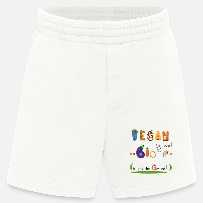 Vegan oder Bio - Heavyweight Shorts - made by SPREAD  - OFF WHITE