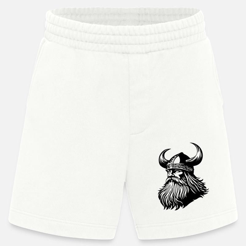 Wikinger Krieger Odin - Heavyweight Shorts - made by SPREAD - OFF WHITE