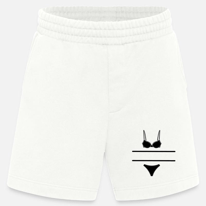 Dessous-Logo für Laden- oder Marktstandverkäufer - Heavyweight Shorts - made by SPREAD  - OFF WHITE