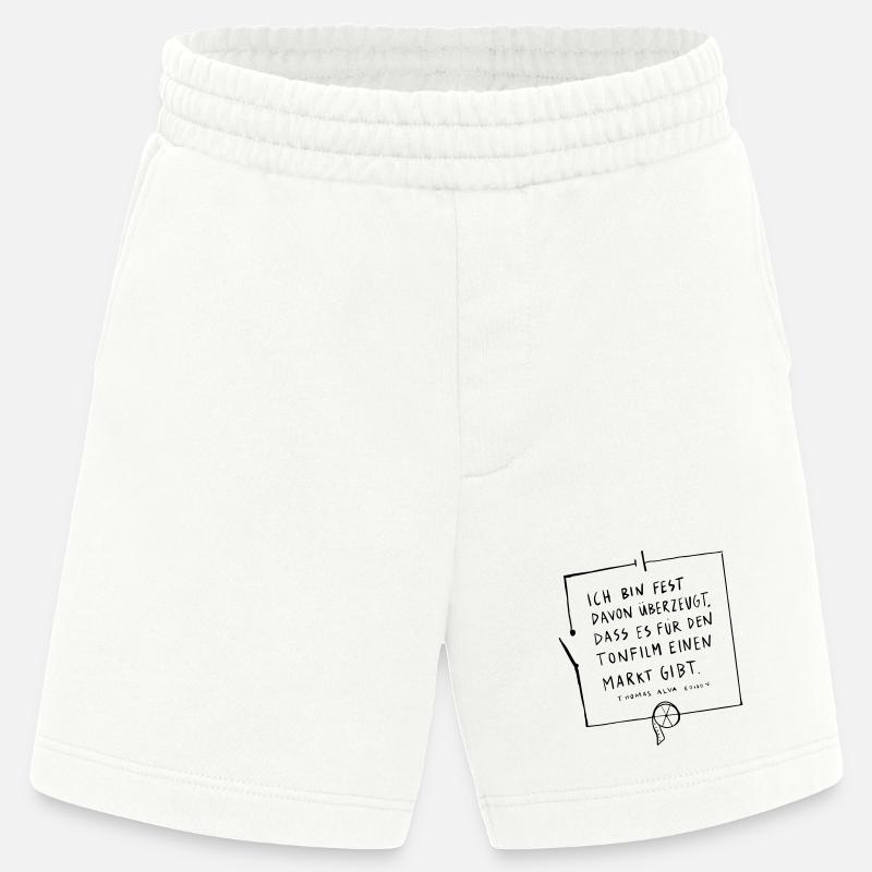 Thomas Edison Circuit - Short bio épais fabriqué en UE - OFF WHITE