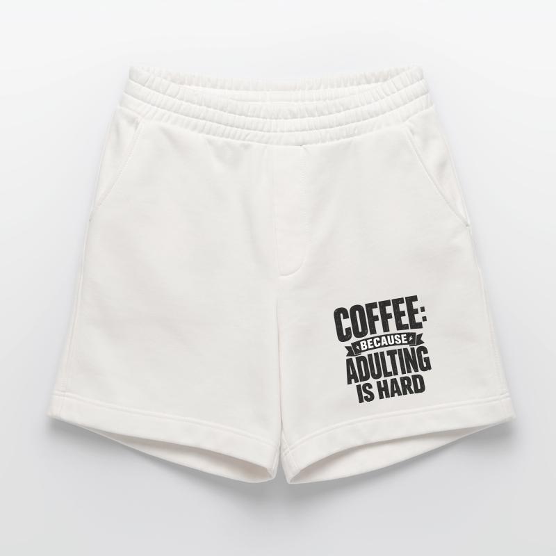Coffee because Murder is wrong Kaffee retro Heavyweight Shorts - made by SPREAD 