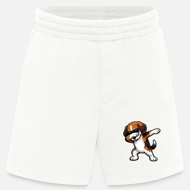 Dapping Beagle - Short bio épais fabriqué en UE - OFF WHITE