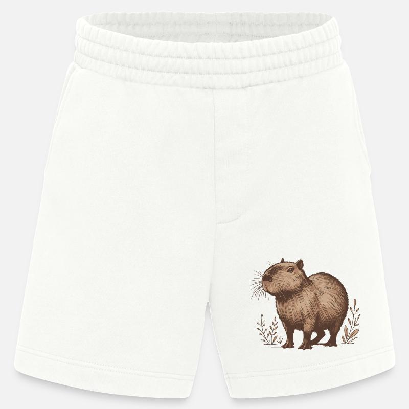 Capybara - Heavyweight Shorts - made by SPREAD - OFF WHITE