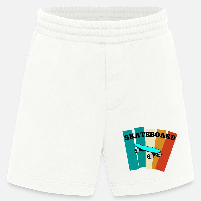 Skateboard - Heavyweight Shorts - made by SPREAD  - OFF WHITE