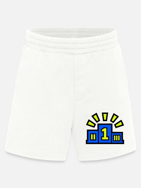 Winner Podium Place 1 Champion - Heavyweight Shorts - made by SPREAD  - OFF WHITE