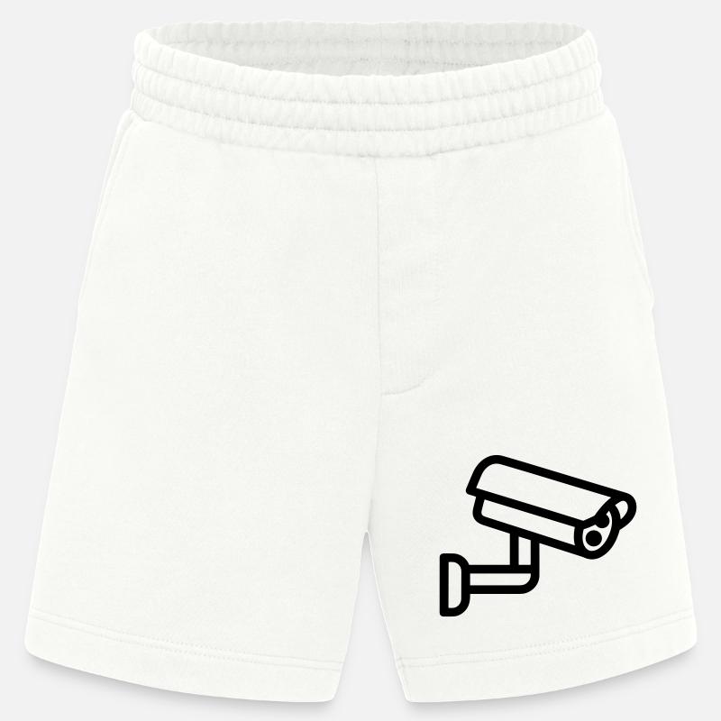 Camera - Heavyweight Shorts - made by SPREAD - OFF WHITE