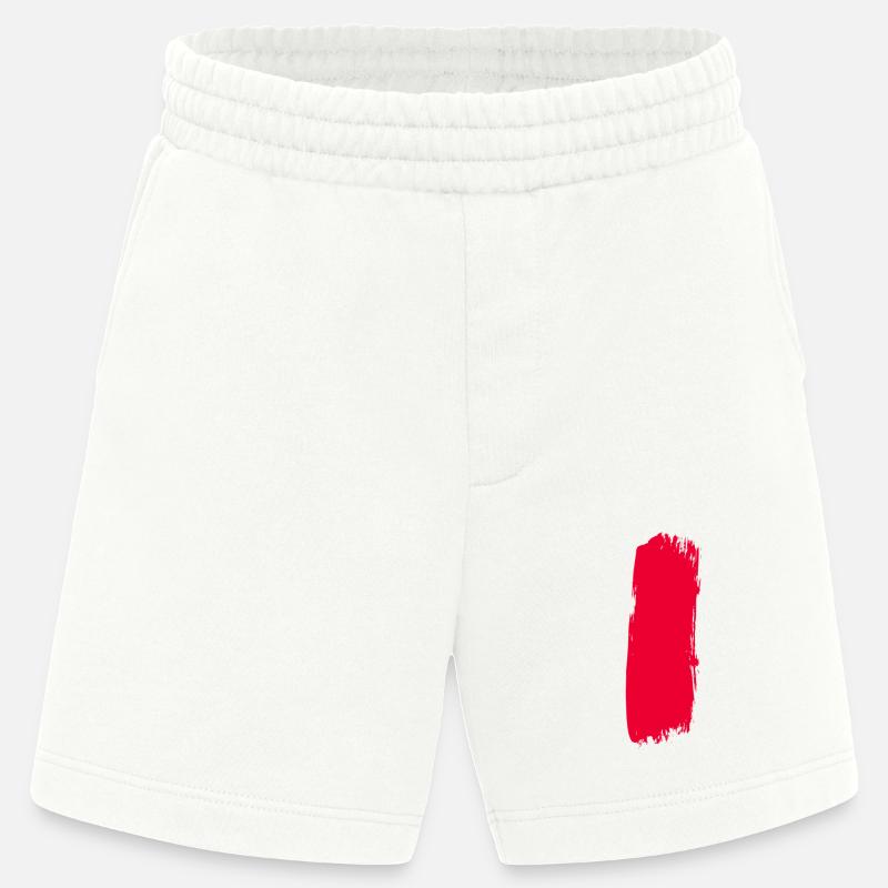 Der rote Strich - Heavyweight Shorts - made by SPREAD - OFF WHITE