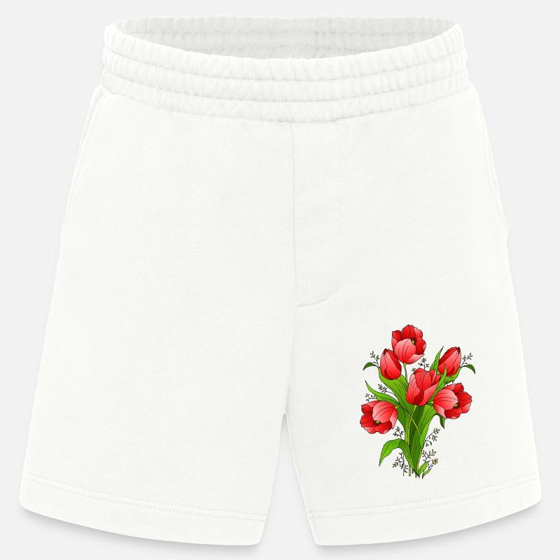 Blumen - Heavyweight Shorts - made by SPREAD  - OFF WHITE