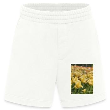 Tulipe Jaune mer - Short bio épais fabriqué en UE - OFF WHITE - Devant