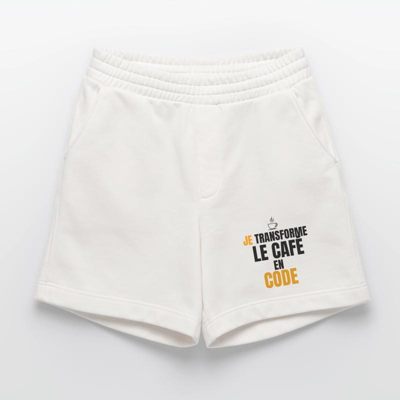 I turn the code into a coffee Heavyweight Shorts - made by SPREAD 