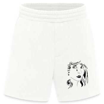 Woman sad - Heavyweight Shorts - made by SPREAD  - OFF WHITE - Vorne