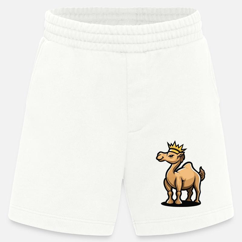 Kamel Comic Krone - Heavyweight Shorts - made by SPREAD  - OFF WHITE